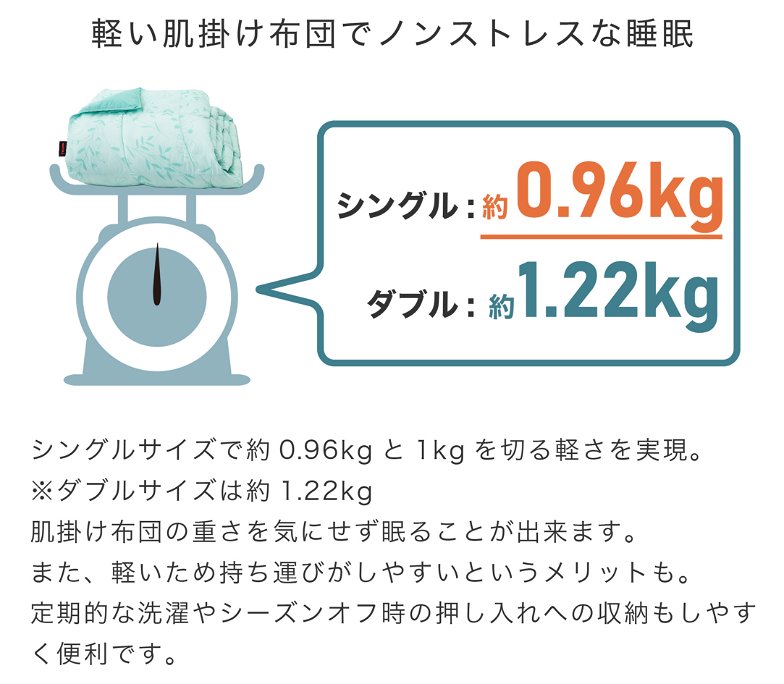テイジン マイクロフラッフィー ブレスケット 肌掛け布団 シングル 吸放湿性 ホコリが出にくい 洗濯機OK 丸洗い 夏用 ベージュ グリーン ラベンダー