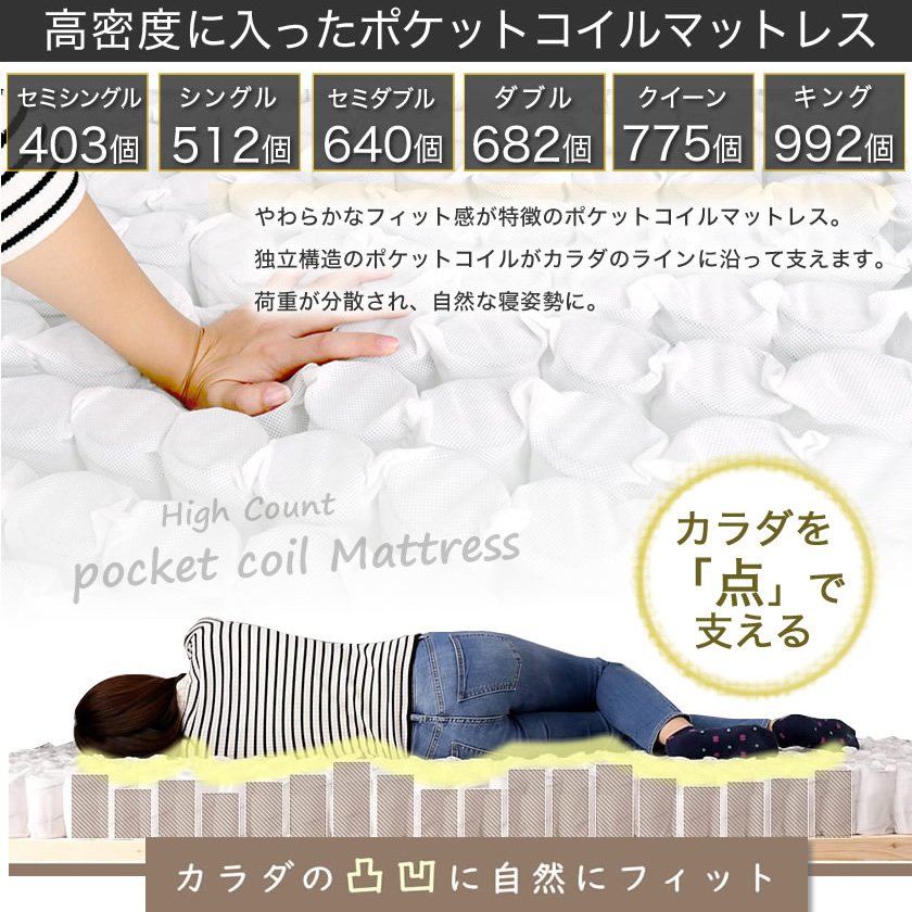 STACEY2 ステイシー2 ステージベッド ダブル ベッド マットレス付き