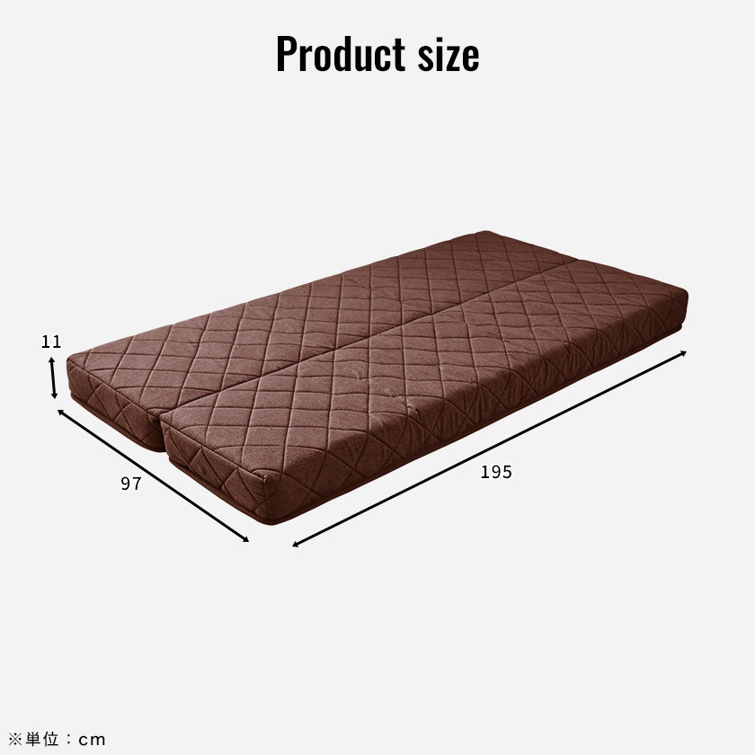 ポケットコイルマットレス ソファベッドにおすすめ シングル 厚さ11cm
