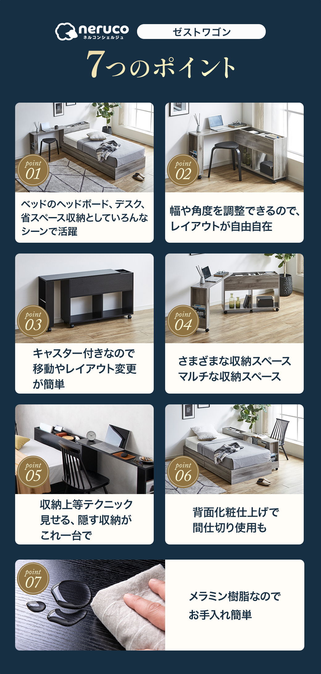ゼストワゴン7つのポイント