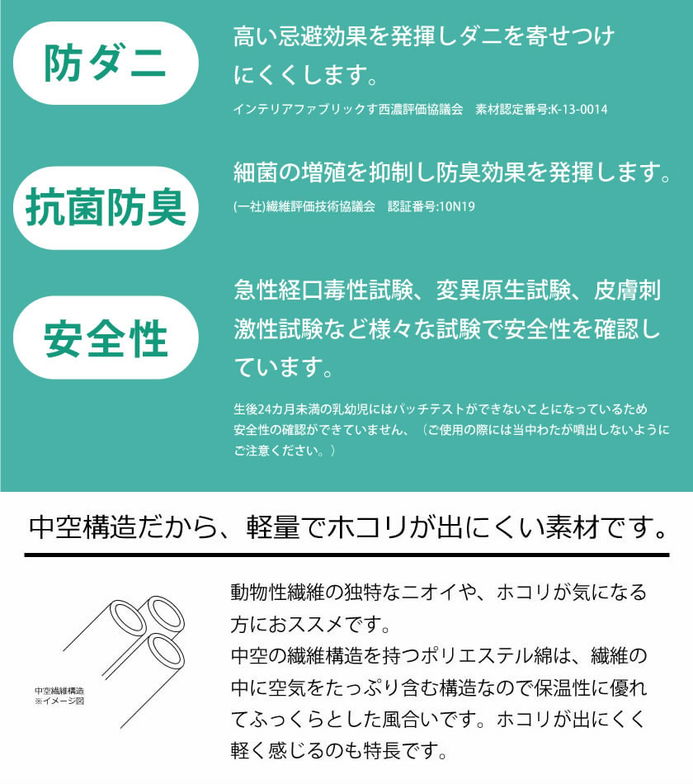 6つ折り敷布団 V-Lap(R)シングル 抗菌 防臭 防ダニ ベッド用敷きふとん 日本製 省スペース収納 5cm厚 折りたたみ マット