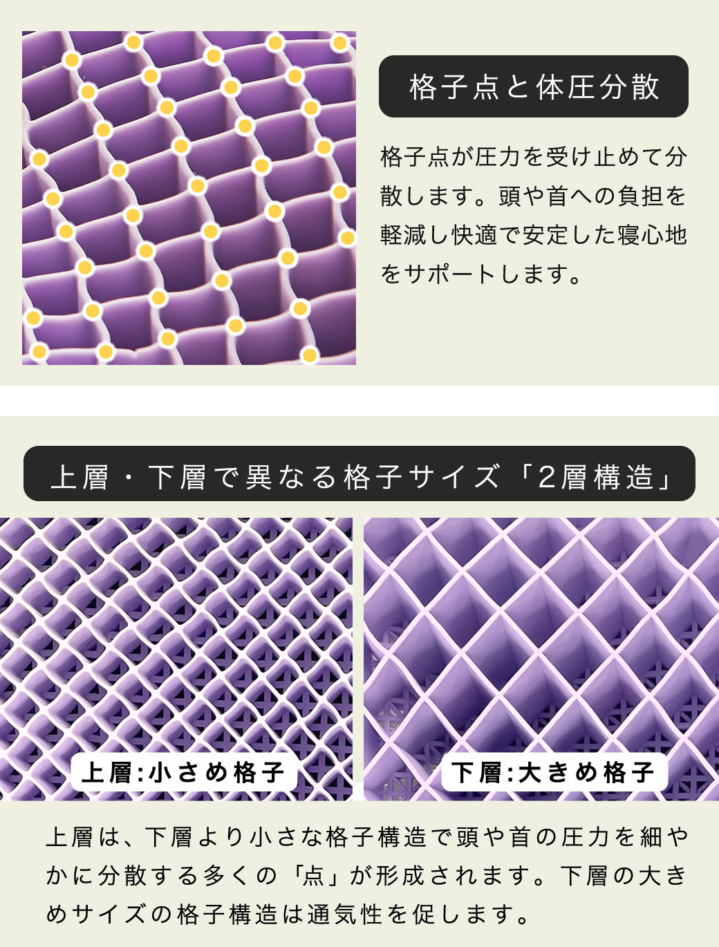 スリープセレニティ TPEまくら 60cm幅 体圧分散 ジェルピロー マルチ