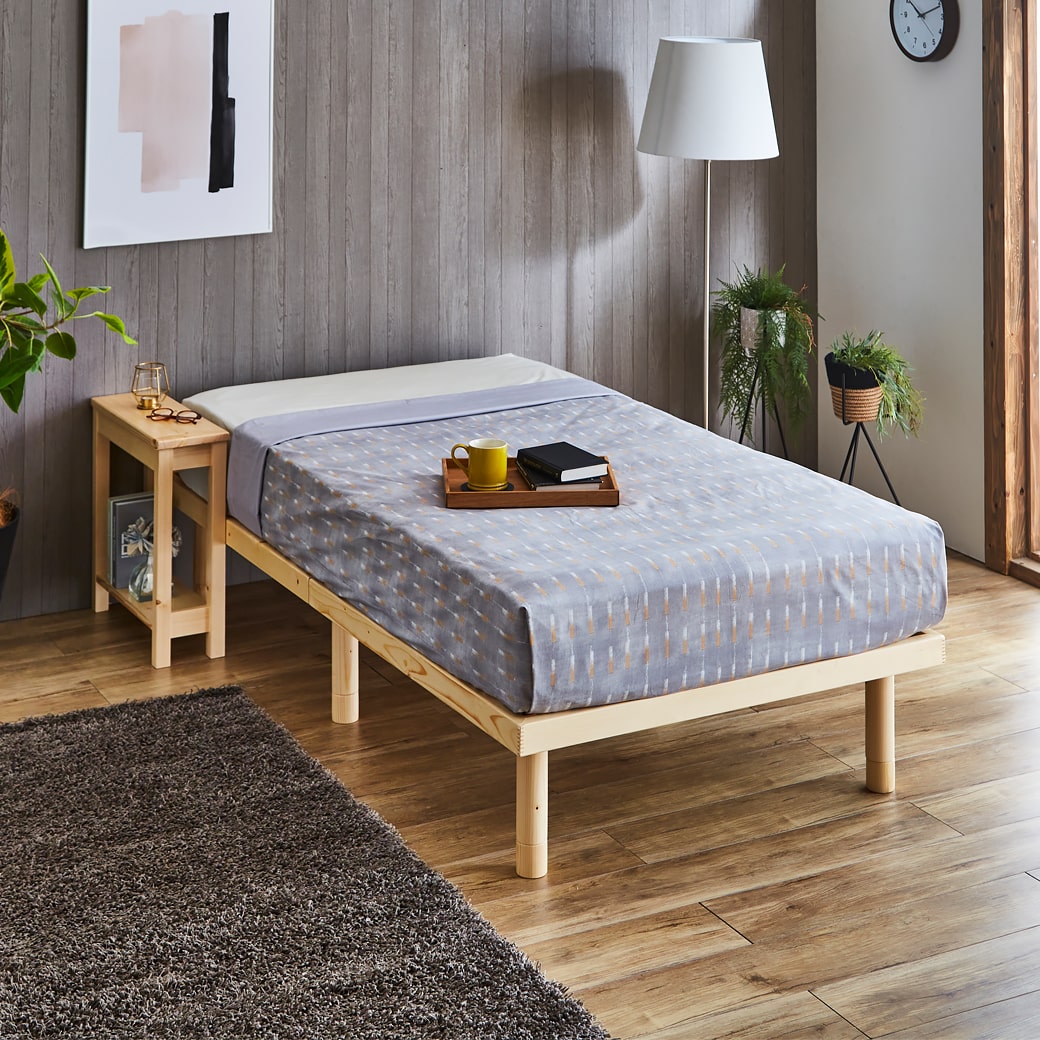 新品⭐︎未使用！BANON すのこベッド 幅90cm すのこベッド 幅90cmタイプ 木製ベッド フレームのみ ベッドフレーム