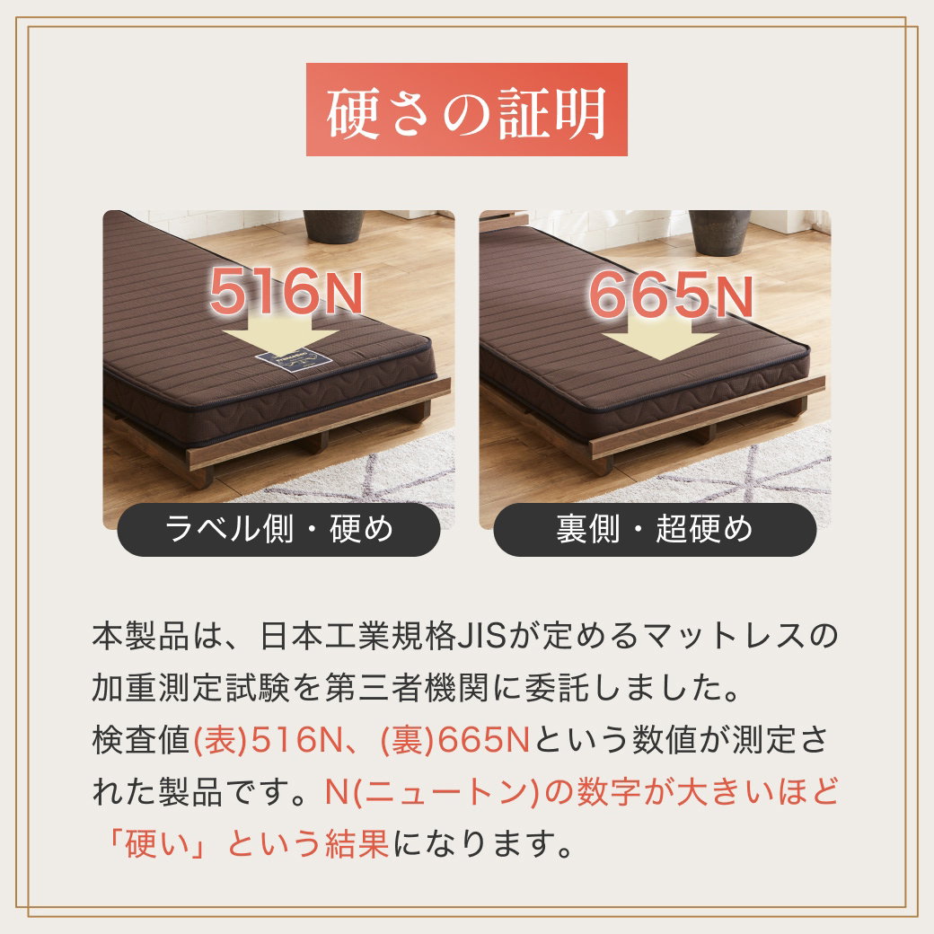 フランスベッド 三つ折り薄型マットレス 厚さ12cm セミダブル 抗菌防臭