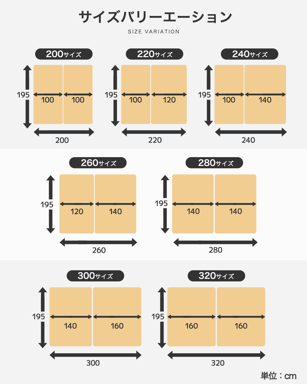 ファミリー敷き布団 280サイズ 厚さ12cm 連結 ウレタンマットレス 敷き