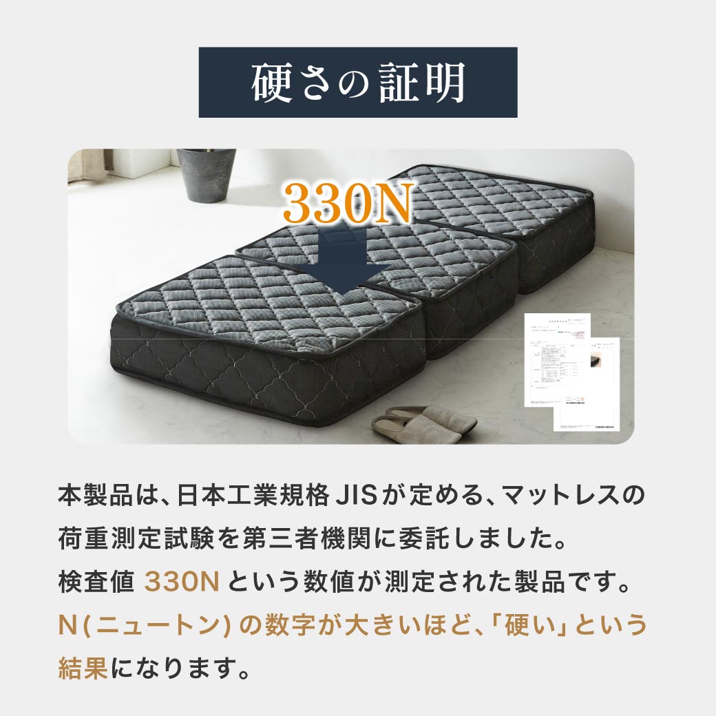 ポケットコイル マットレス 三つ折り ごろ寝 バリューマットレス 60