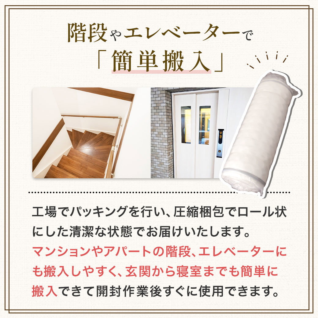 極厚25cm ハイカウントマットレス クイーン ポケットコイル 超高密度 3