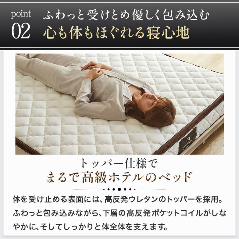 極厚25cm ハイカウントマットレス キング ポケットコイル 超高密度 3ゾーン 高反発 硬め 抗菌 防ダニ 防臭 消臭 ハイカウント コイル数3192個 マットレス