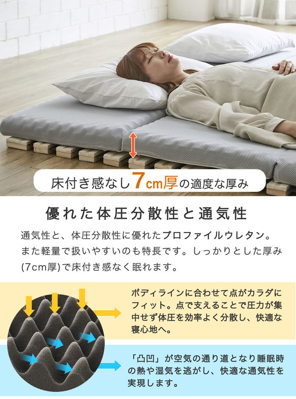 ファミリー敷き布団 敷布団 220サイズ 厚さ12cm 連結 ウレタンマットレス 敷きパッド BOXシーツ 家族 3人 収納 4つ折り 折りたたみ 抗菌 防臭 防ダニ 高反発 通気性 ワイド 大きい 大きいサイズ ファミリー布団