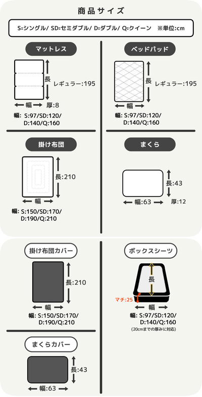 【セット品】3つ折りマットレス付き布団セット 布団カバーセット ダブル +綿100%ツイル 布団カバーセット ボックスシーツ