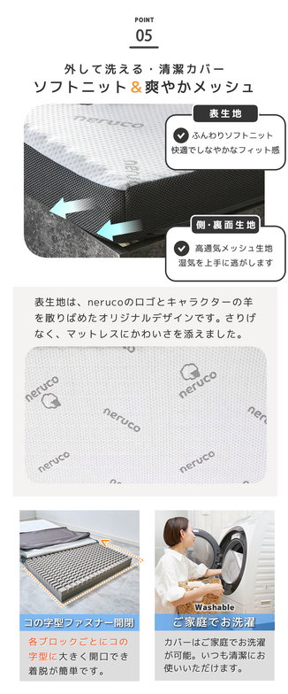 三つ折りウレタンマットレス ブロックウレタン 2層マットレス 10cm厚 シングルショート【ショートサイズ】35D 高密度  かため 高反発 折りたたみマットレス 洗えるカバー