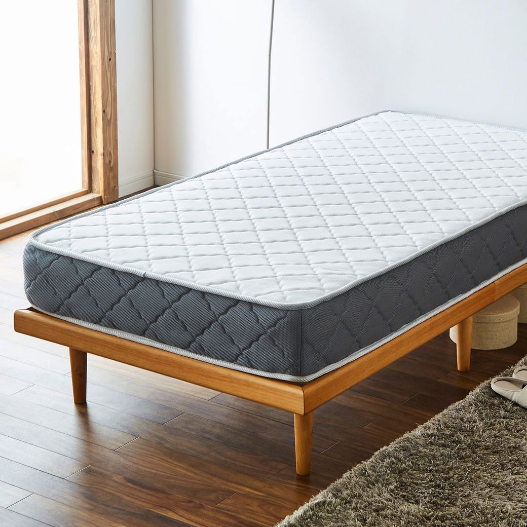 パイン材ベッドフレーム＋ポケットコイルマットレス 楽天市場】ベッド マットレス付き 北欧パイン 天然木 ポケットコイル