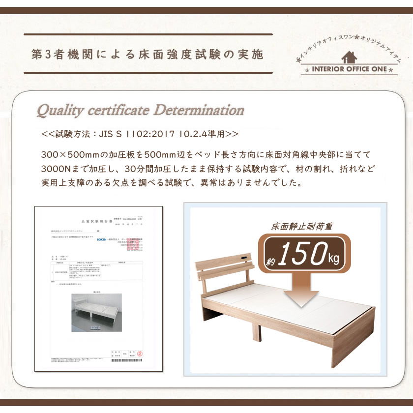 ベッド 棚付きベッド セミダブル ベッドフレームのみ 木製