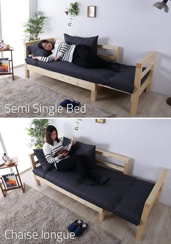 木製ソファベッド 伸長式ベッド すのこベッド 子供ベッドベッド