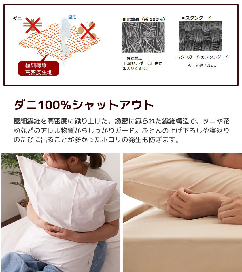 ミクロガードプレミアム　敷布団カバー 楽天市場】【 テイジン 公式】 敷布団カバー ミクロガードプレミアム