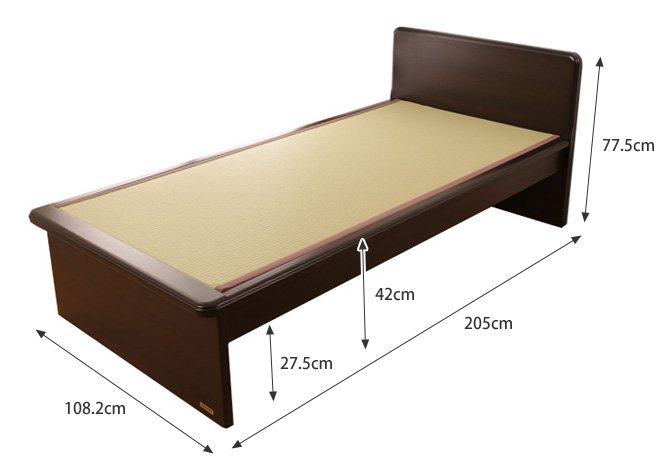 畳ベッド シングル フランスベッド 畳ベッド本体のみ 畳 日本製 タタミーノ エルダー01 パネル型ベッド い草 タタミ 【受注生産品】