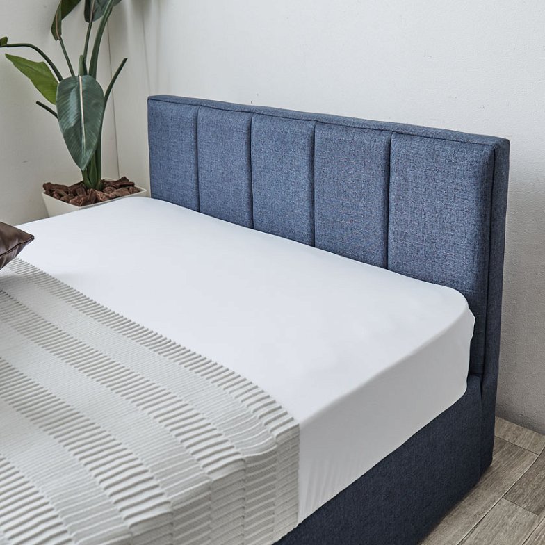 フランスベッド ホテルスタイルベッド IQベッド リンカーン シングル francebed パネルベッド デザインベッド ブルー グレー| ベッド