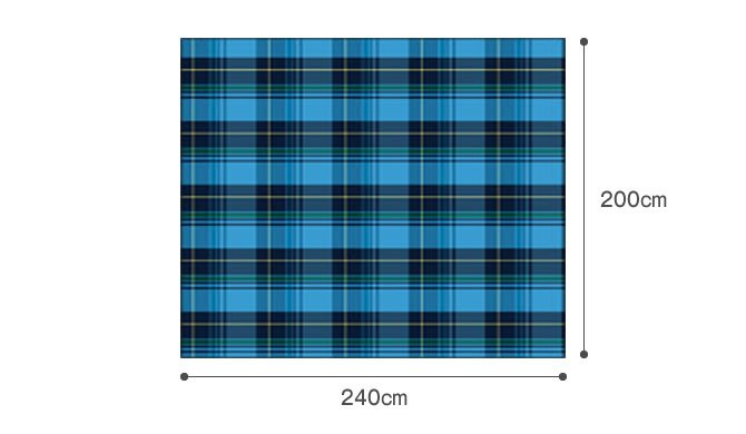 ハイランド こたつ布団カバー 長方形 200x240cm Highland fab the home  こたつ掛け布団カバー 長方形用 こたつ 布団 カバーのみ