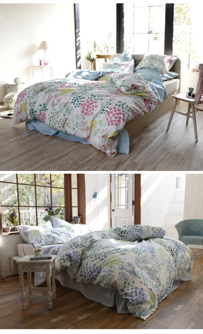 Gardens ガーデンズ ピローケースM 43×63cm用 綿100％ 枕カバー 合わせ