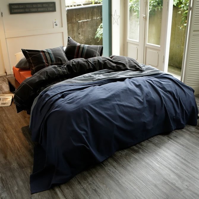 ベッドカバー ライトデニム マルチカバー Fab the Home M