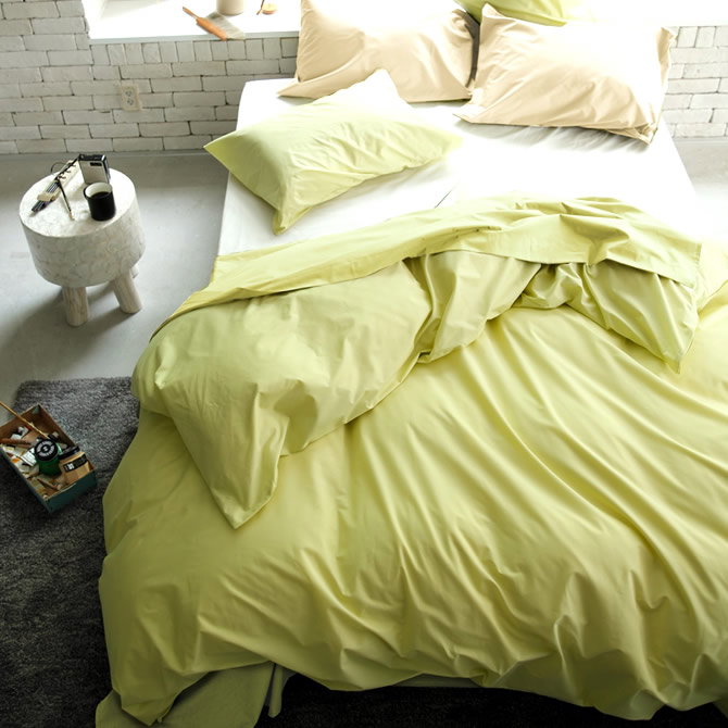 掛け布団カバー シングル Fab the Home ソリッド Solid | ベッド