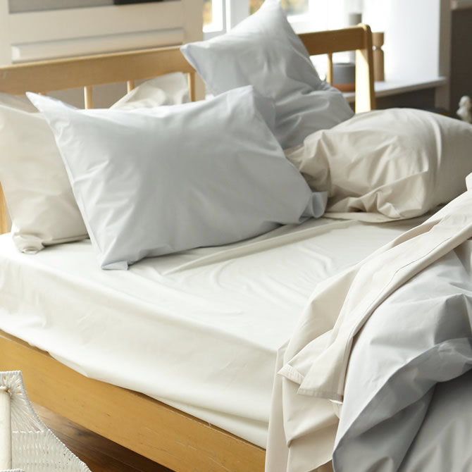 BOXシーツ クイーン Q Fab the Home ソリッド Solid | ベッド