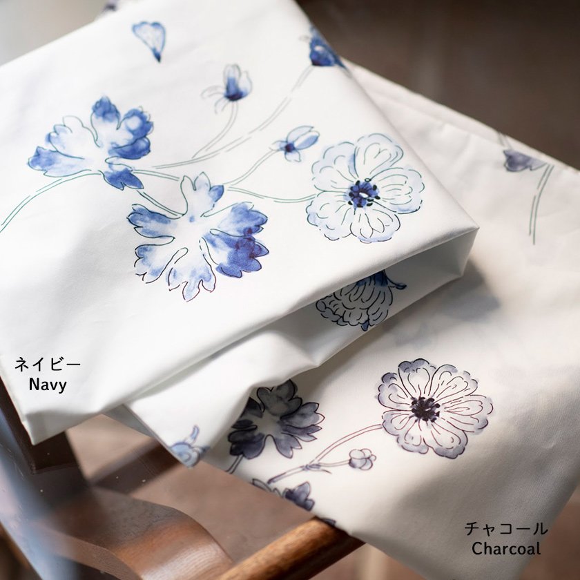 枕カバーL 枕カバー ボタニカ Botanica ピローケースL 50×70cm用 コットン100％ 日本製 まくらカバー 合わせ式  ボタニカル柄プリント