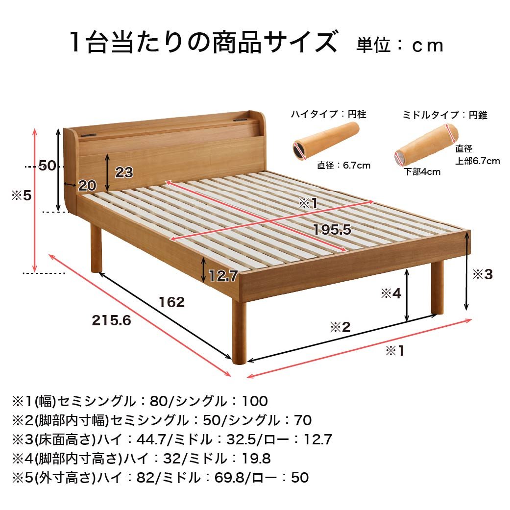 マリッカ すのこベッド ポケットコイルマットレス付 クイーン (セミ