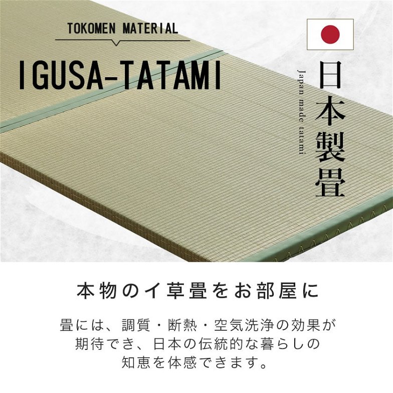 アダン ヴィンテージ調 ヘッドレス 畳ベッド セミダブル 縁あり畳タイプ  IRON×WOOD×TATAMI 木製 アイアン い草畳  ベッド おしゃれ