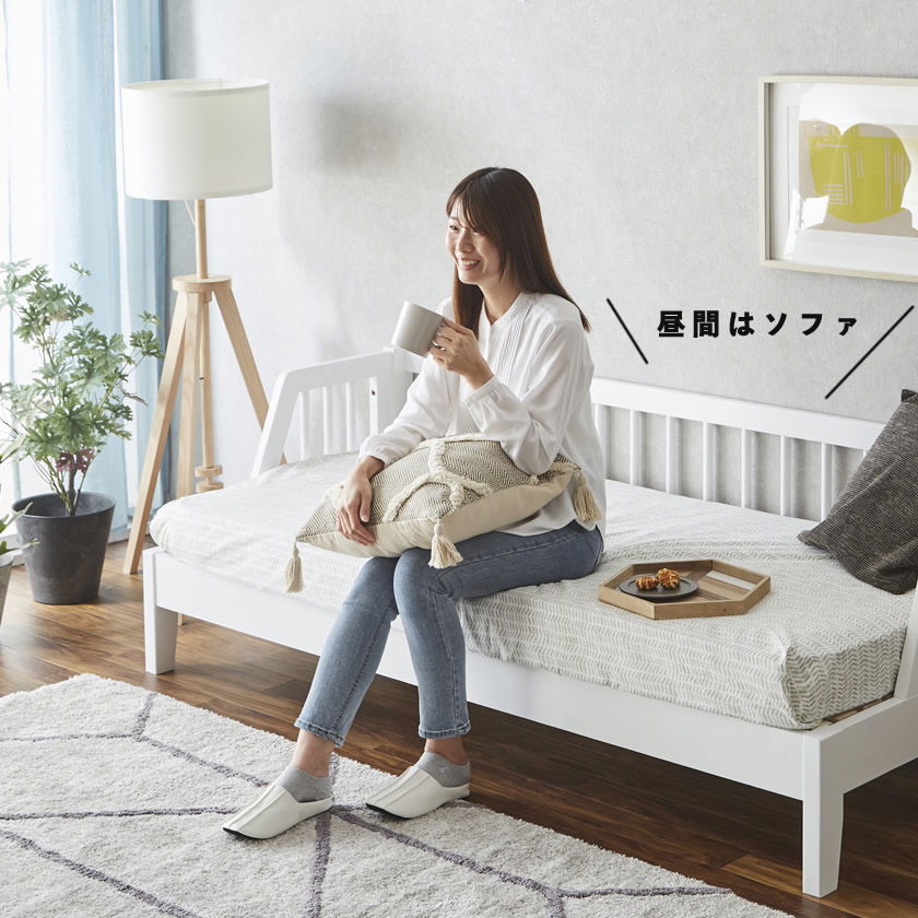 木製デイベッド Ihana イハナ 【セミシングルショート】フレーム