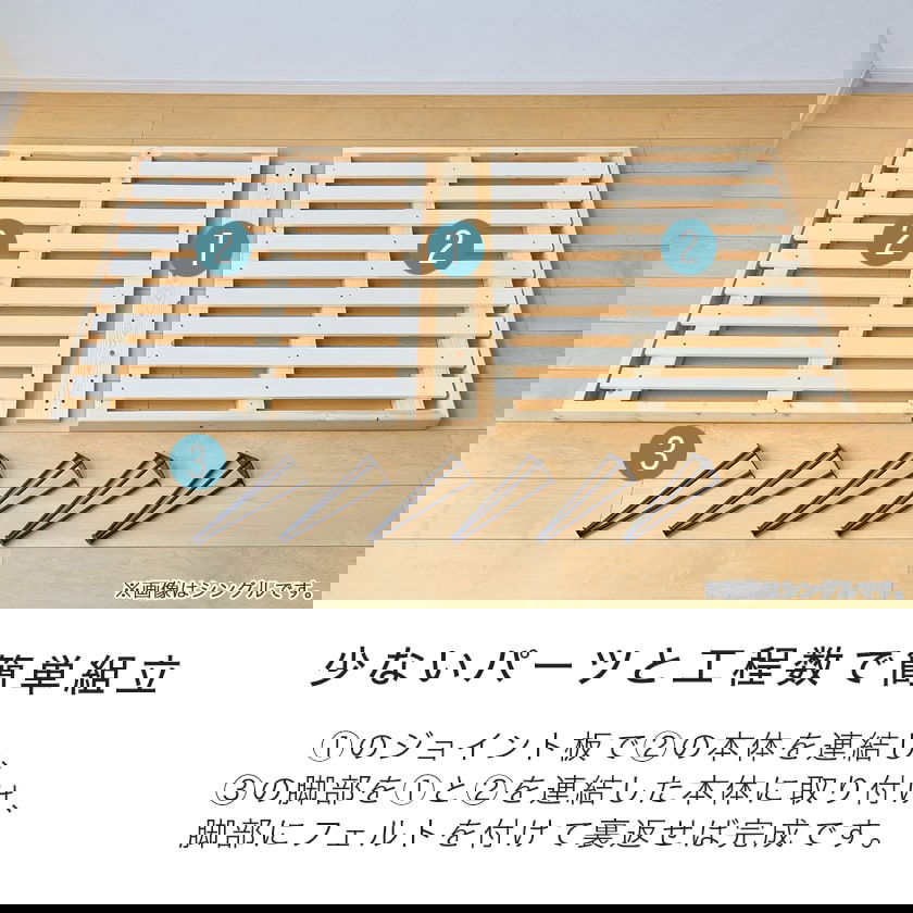 ポイント10倍】バノン すのこベッド ヘッドレスベッド アイアン脚