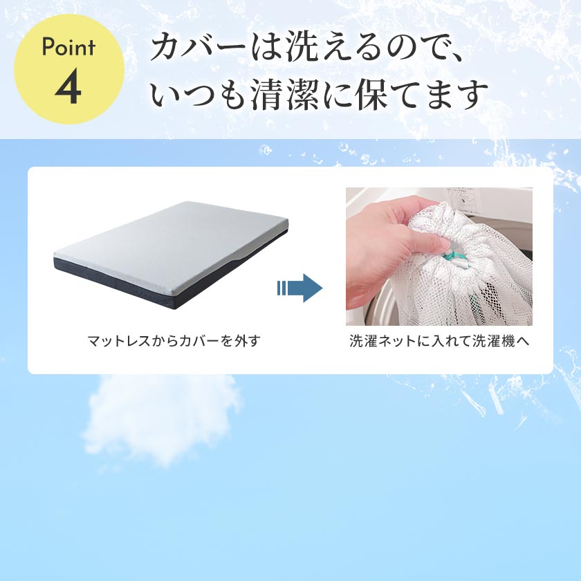 電動ベッド用防水ウレタンマットレス セミシングル 幅91cm 介護ベッド