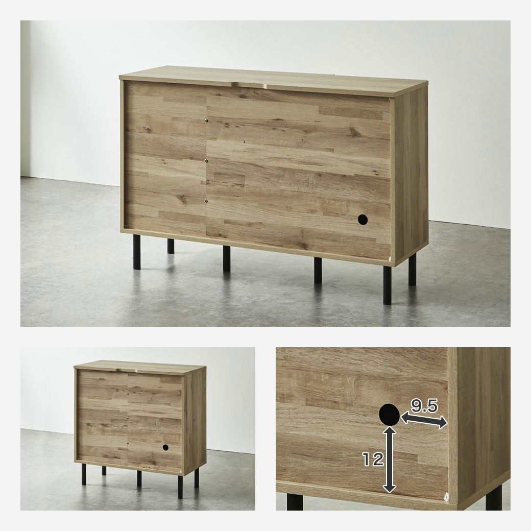 アーヴィング キャビネット サイドボード 幅80cm 奥行41cm 高さ80cm