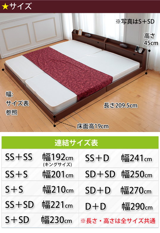ワイドクイーンベッド ￥33000【町田市再生家具】233283