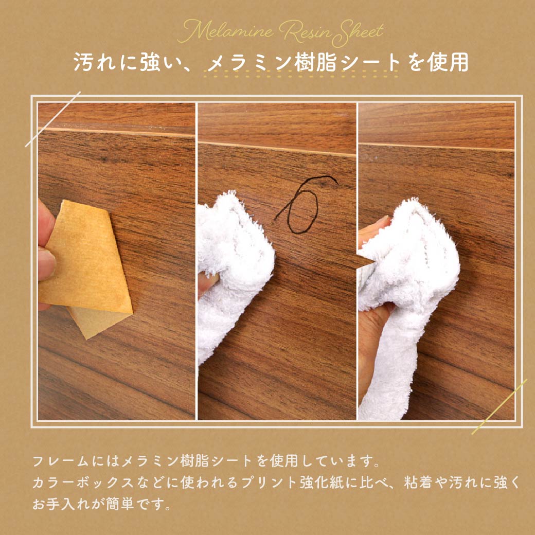 ★組立説明書あり★LYCKA リュカ スノコベッド ダブル　ブラウン LYCKA2 リュカ2 すのこベッド ダブル 木製ベッド 引出し付き
