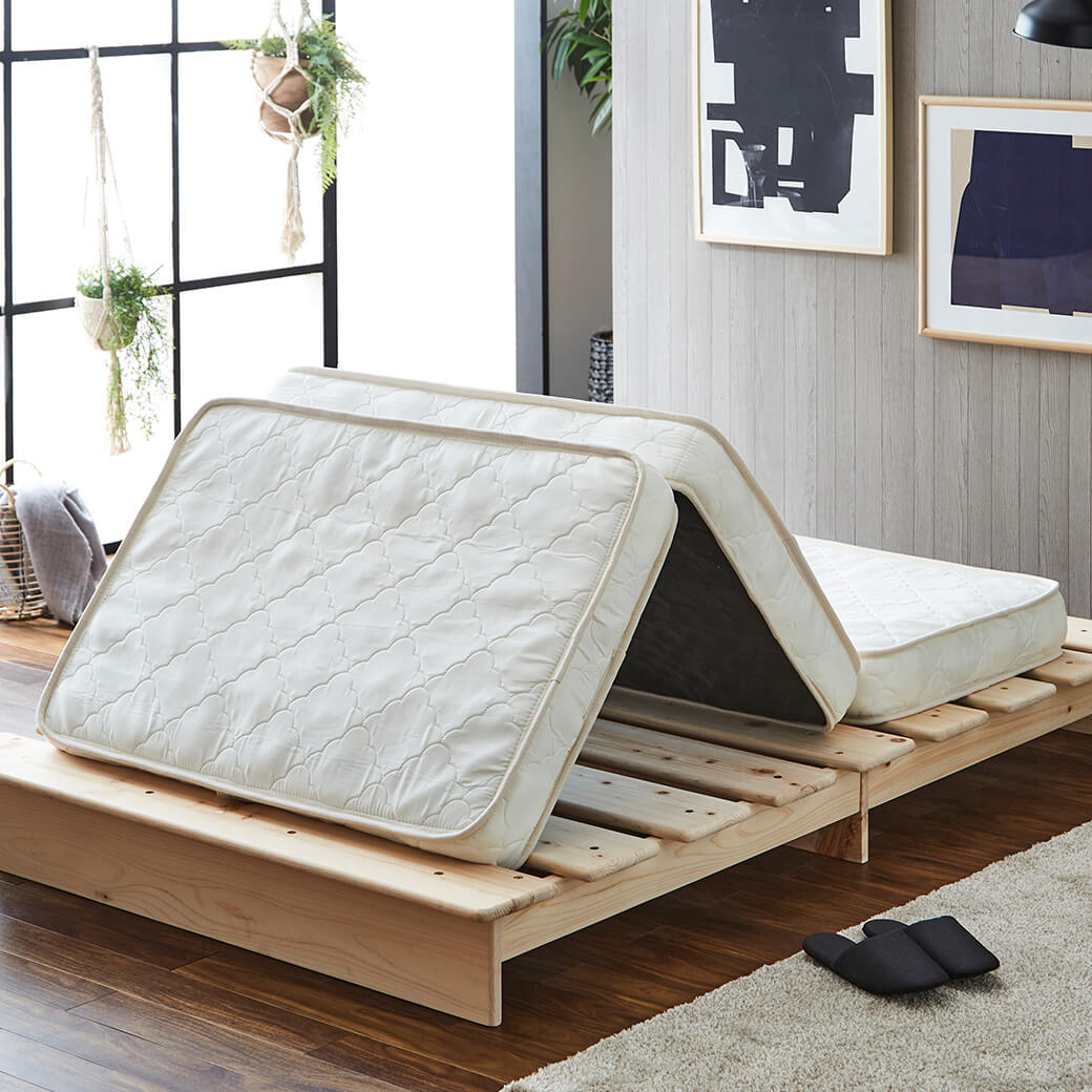 三つ折りポケットコイル