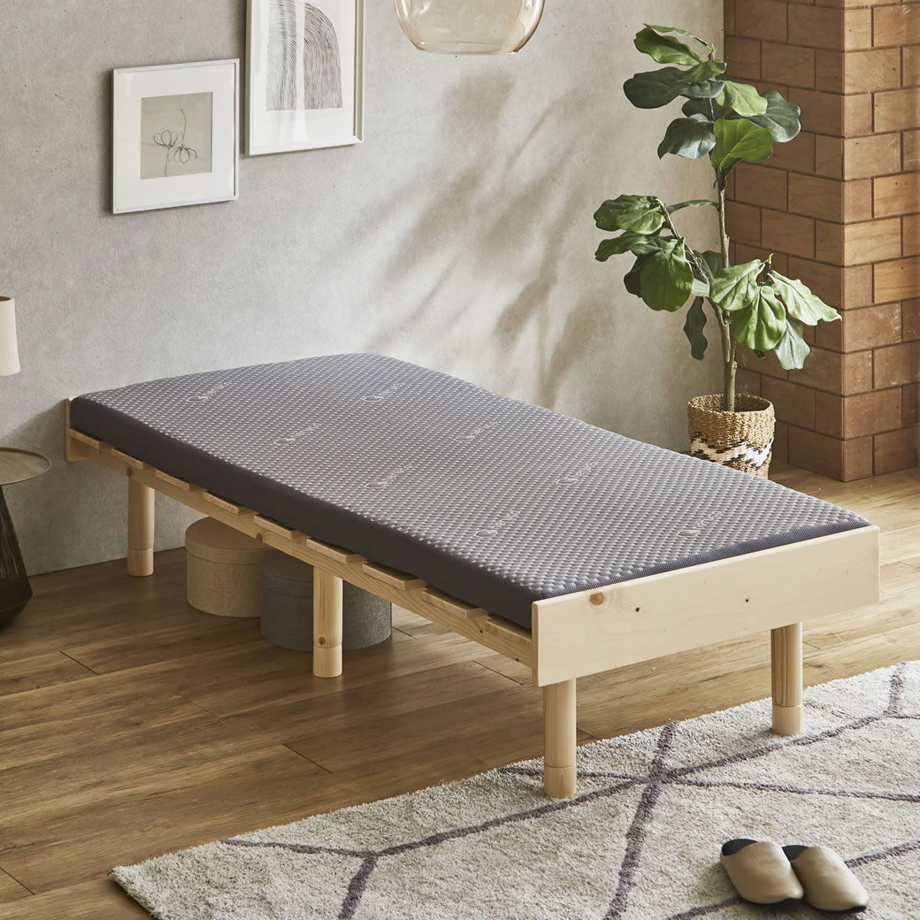 腰をしっかり支える 高反発マットレス