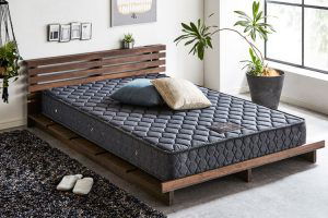 【新商品】ローベッドでお部屋の空間を広く！北欧風天然木ベッド