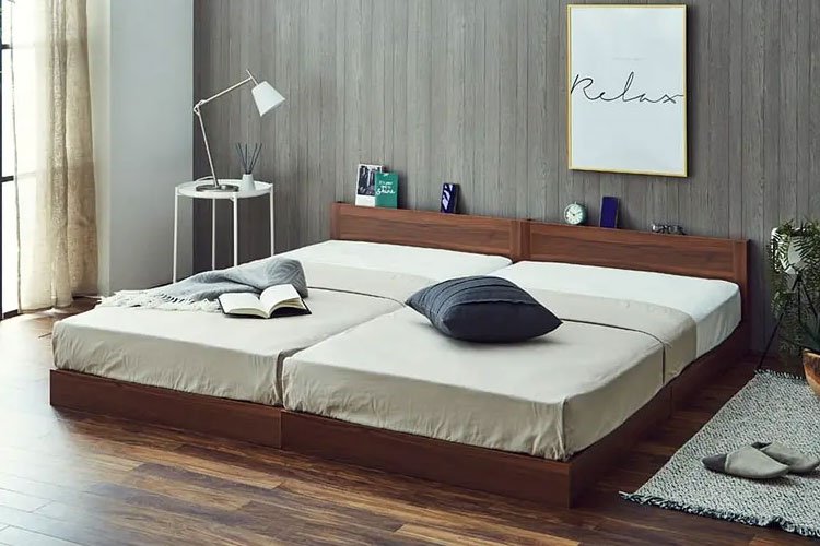 シングルベッド2つは何畳のお部屋に置ける？【5・6畳】 | ベッド 